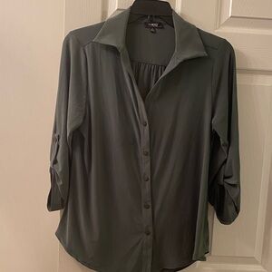 Elementz  Dark Green Button-Down Shirt